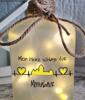 Leuchtflasche "Herz f Montabaur"